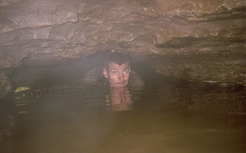 Erdmannshöhle (cave): Unterer Bachgang; lower streamway #2