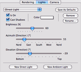 Geo3D Options: Lights